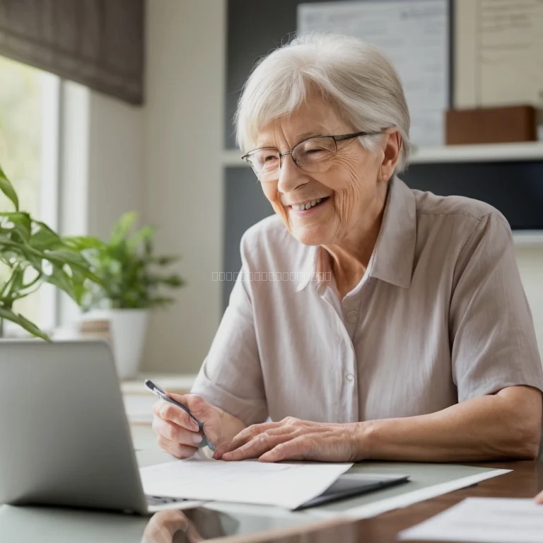 InsureHSeniorの専門家が高齢者に保険を説明している様子